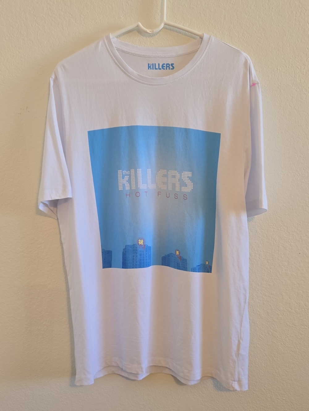 The Killers Hot Fuss Graphic Tee - White/Blue - XL